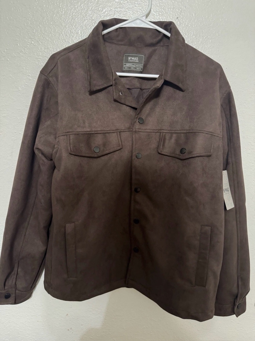 Nomad By Craft+Flow Jacket Men’s Large Brown Aguilar Suede
